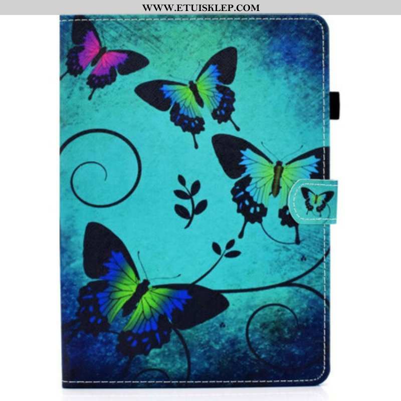 Etui Folio do iPad Pro 11" (2022) Zielone Motyle
